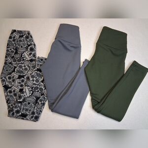 3 Pair Of Leggings Bundle Thick Warm